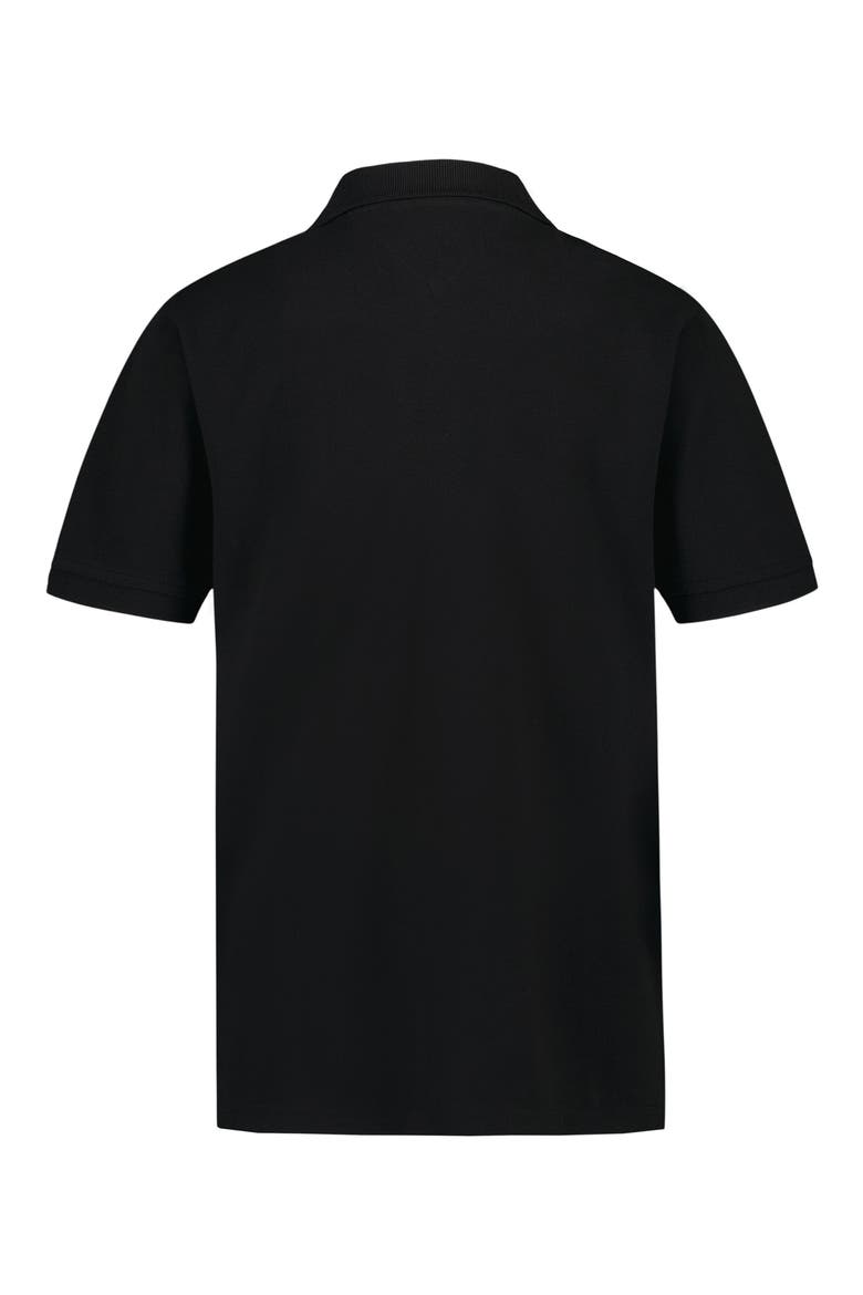 Kids' Ivy Cotton Polo, Alternate, color, BLACK