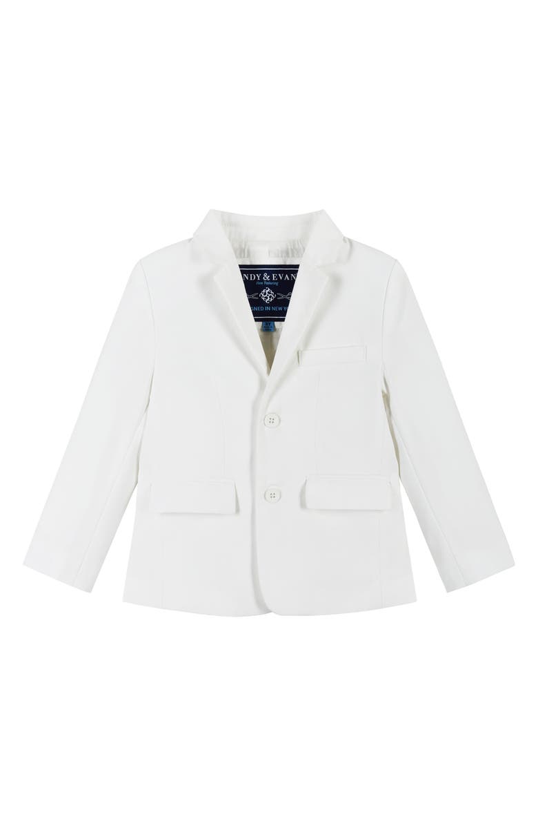 Andy & Evan Kids' 4-Piece Suit Set, Alternate, color, White
