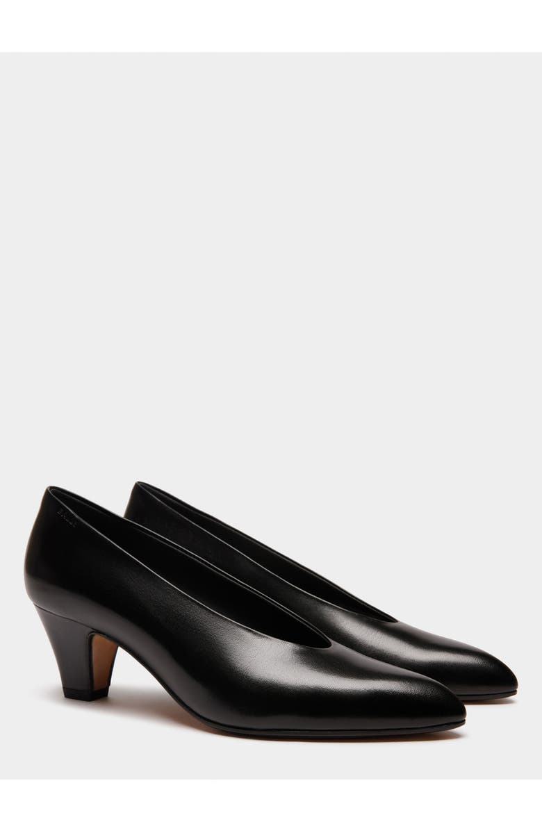 Bally Alva Pump in Leather, Alternate, color, Black