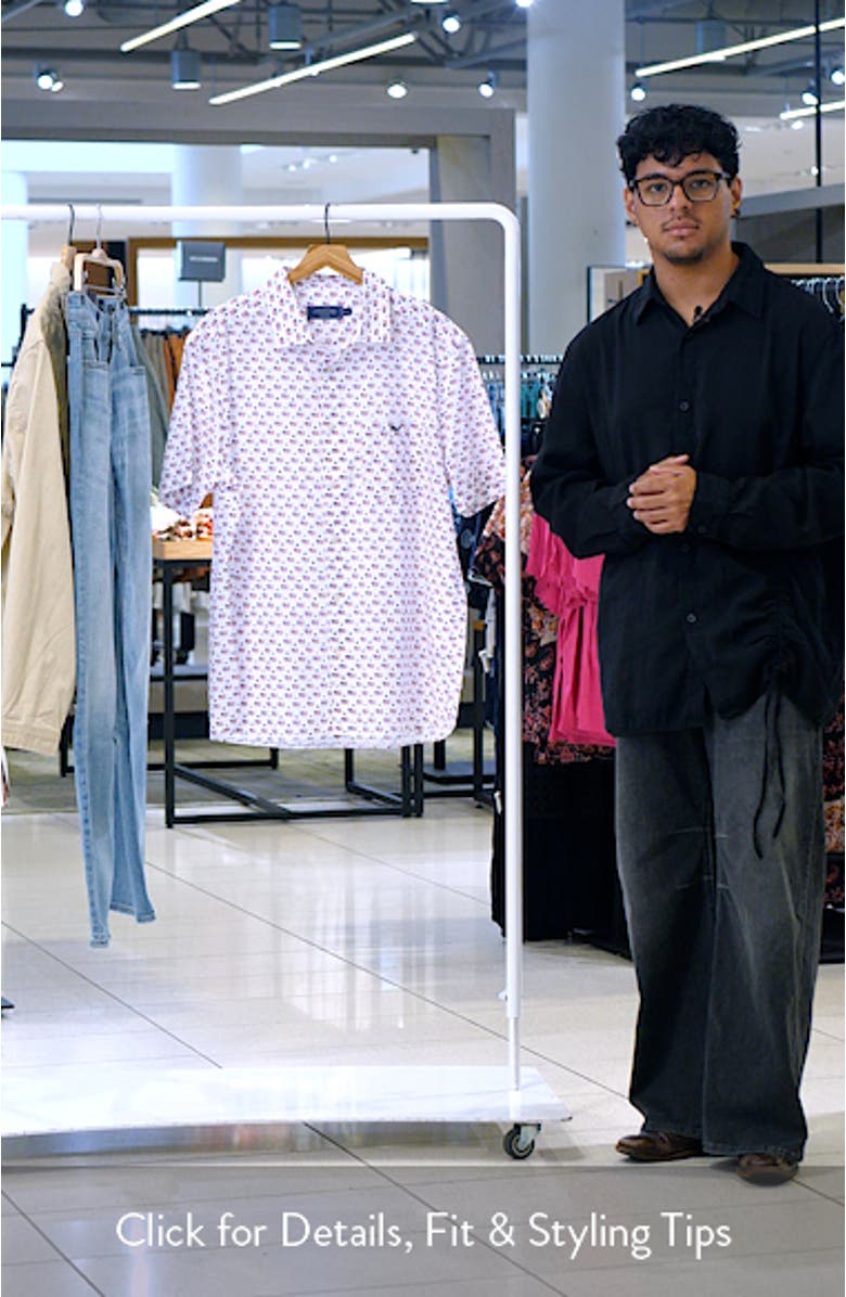 Flags & Stars Cotton Button-Up Shirt, sales video thumbnail