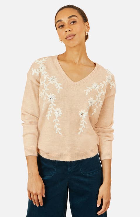 Floral Knitted Jumper