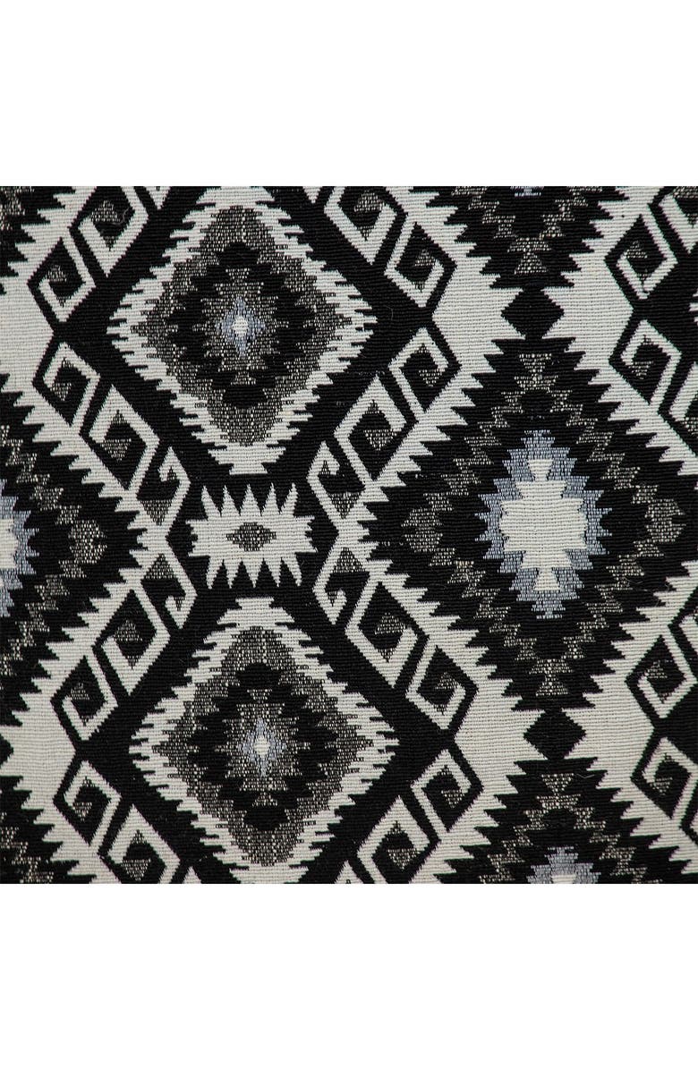 PARKLAND COLLECTION Habib Transitional Black Throw Pillow, Alternate, color, Black