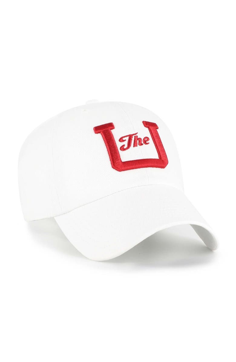 '47 Men's '47 White Utah Utes Vault Clean Up Adjustable Hat, Alternate, color, White