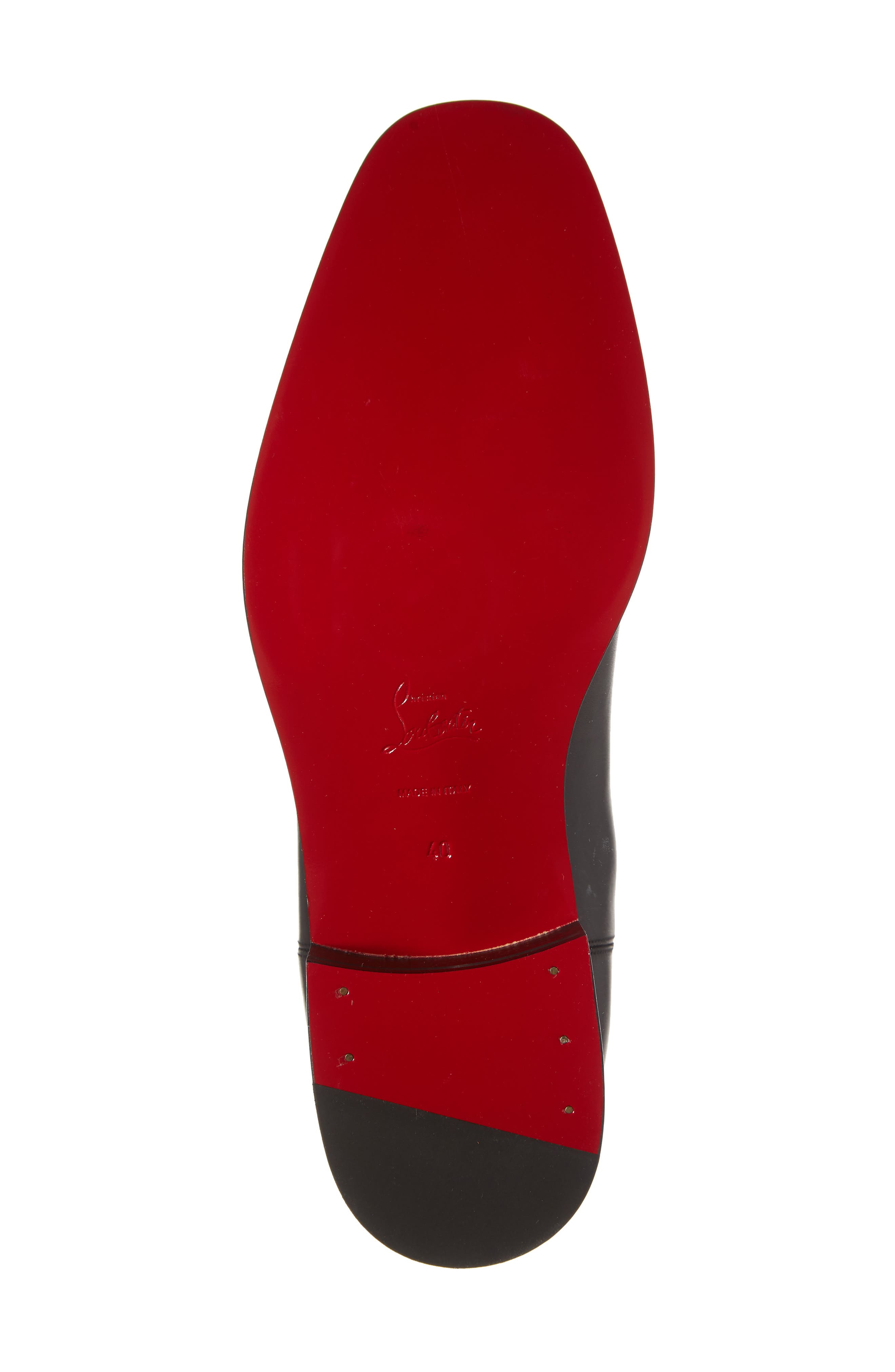 Christian Louboutin Samson Chelsea Boot, Alternate, color, Bk01 Black