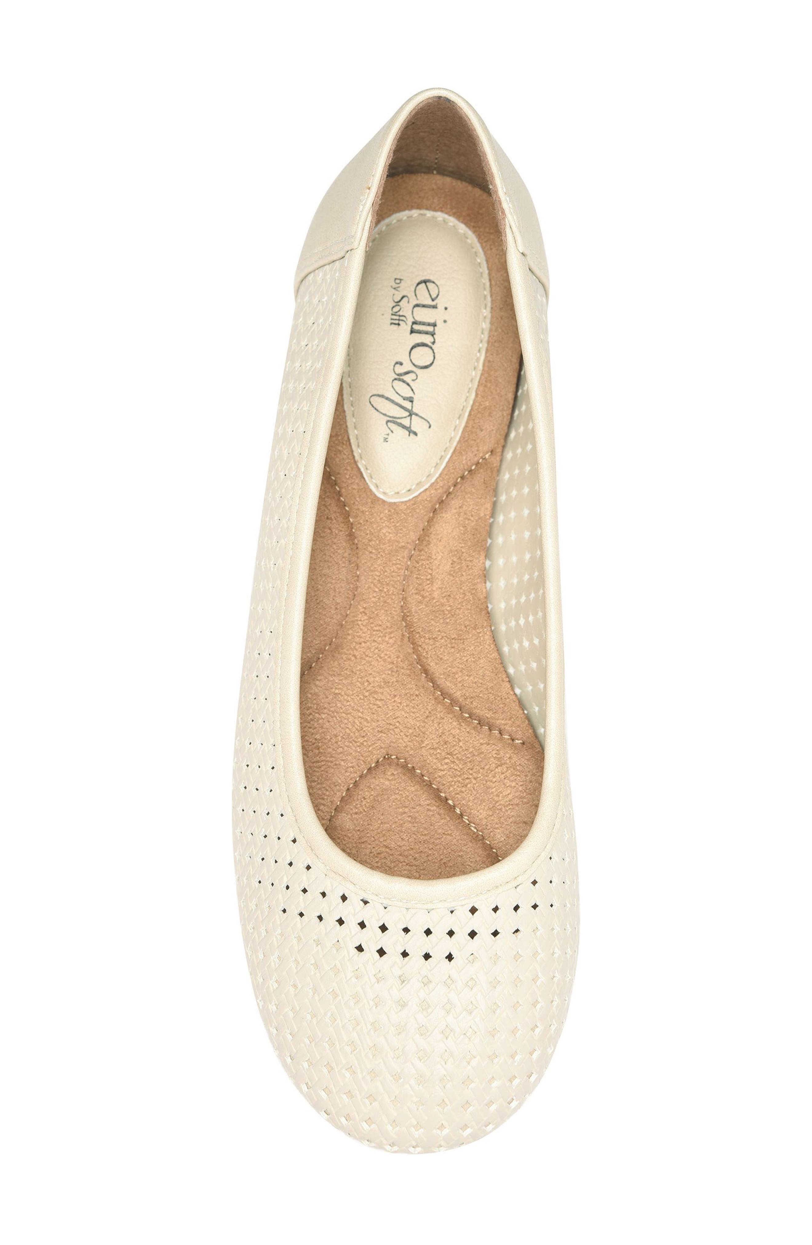 Tamika Laser Cut Flat, Alternate, color, WHITE/ MULTI