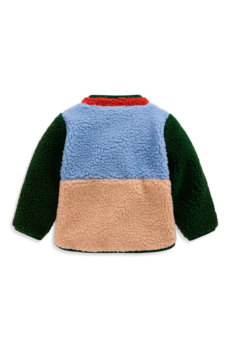 Cosy Borg Fleece Jacket, Alternate, color, COLOURBLOCK