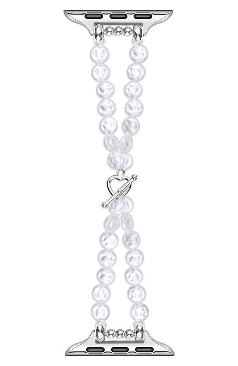 Eloise Imitation Pearl Apple Watch® Bracelet Watchband