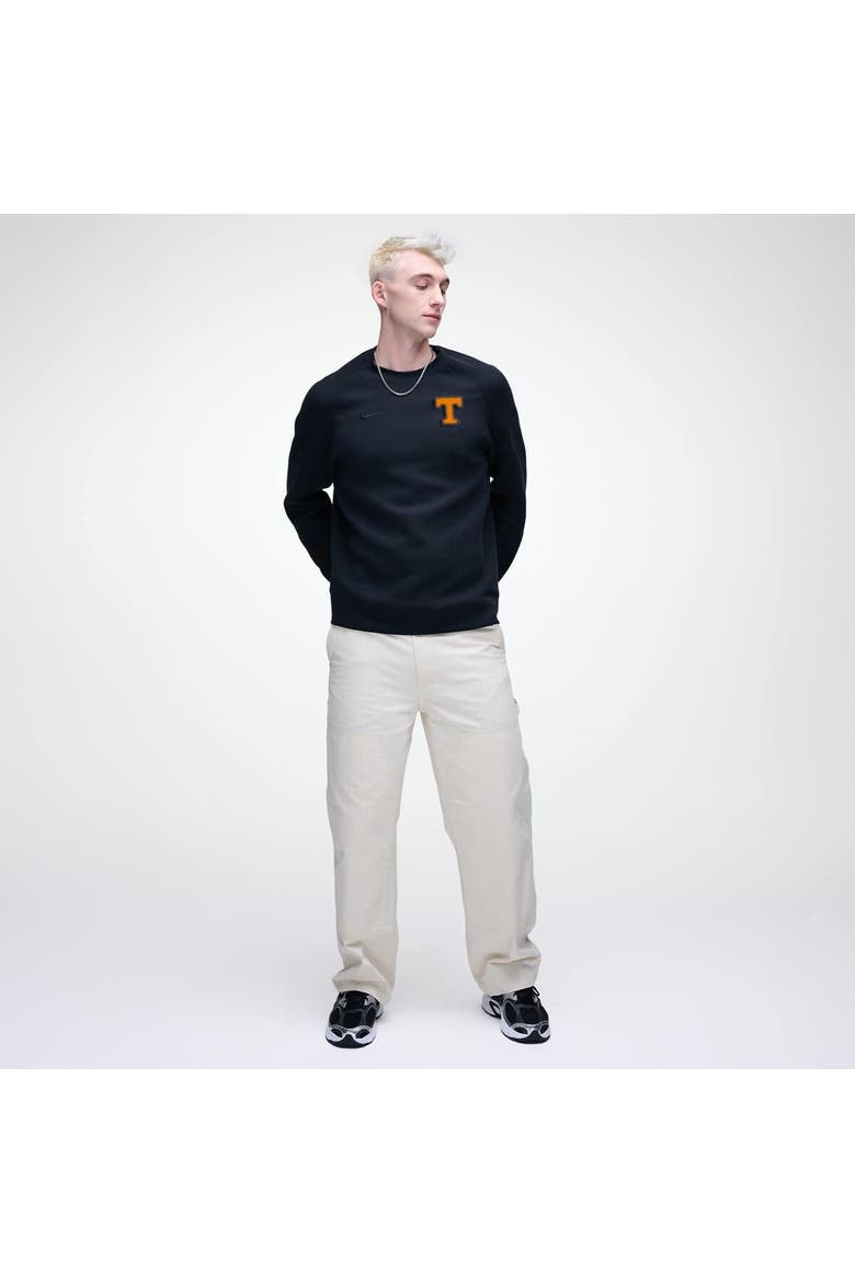 Men's Nike Black Tennessee Volunteers Tech Fleece Raglan Sweatshirt, Alternate, color, Black