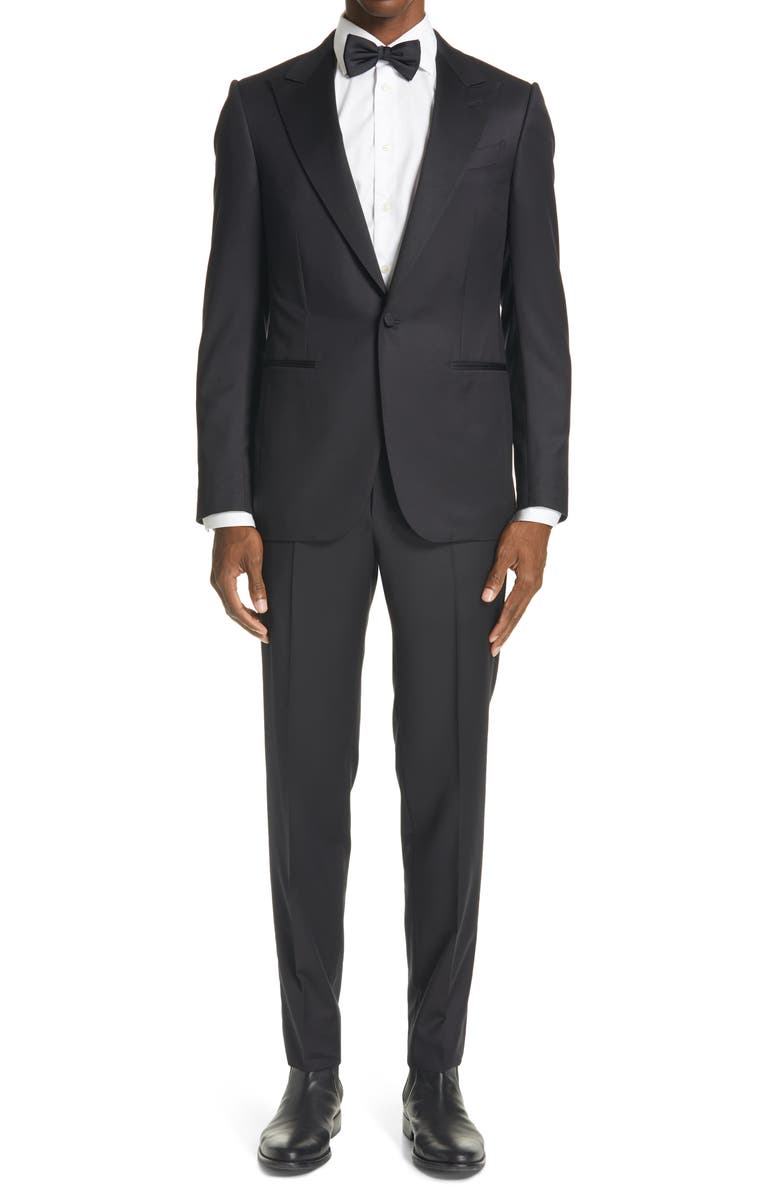 ZEGNA Micronsphere Wool Tuxedo, Main, color,