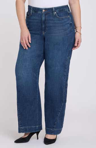 Teresa Side Godet Wide Leg Jeans