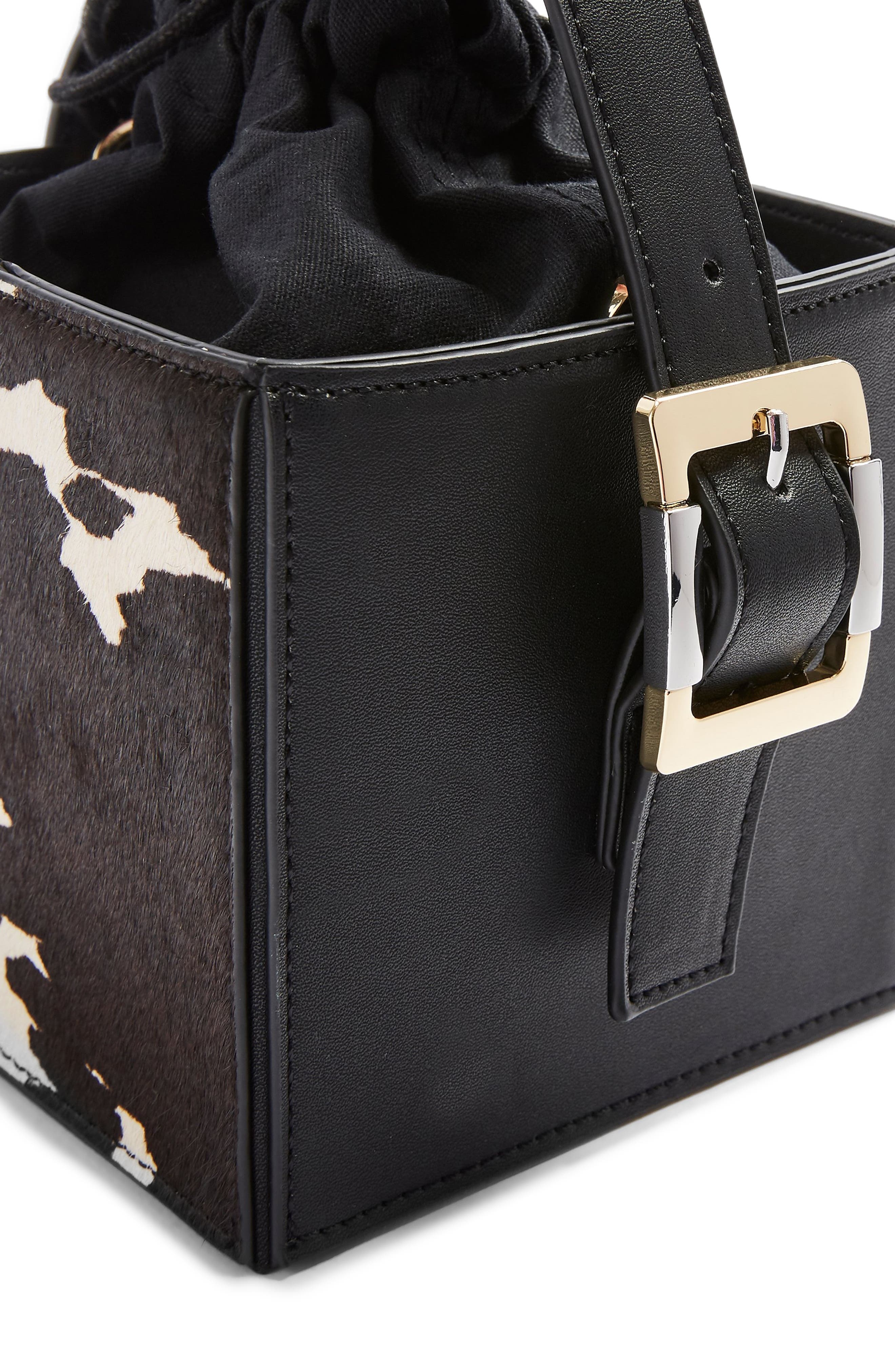 Topshop Gracie Box Shoulder Bag, Alternate, color, 