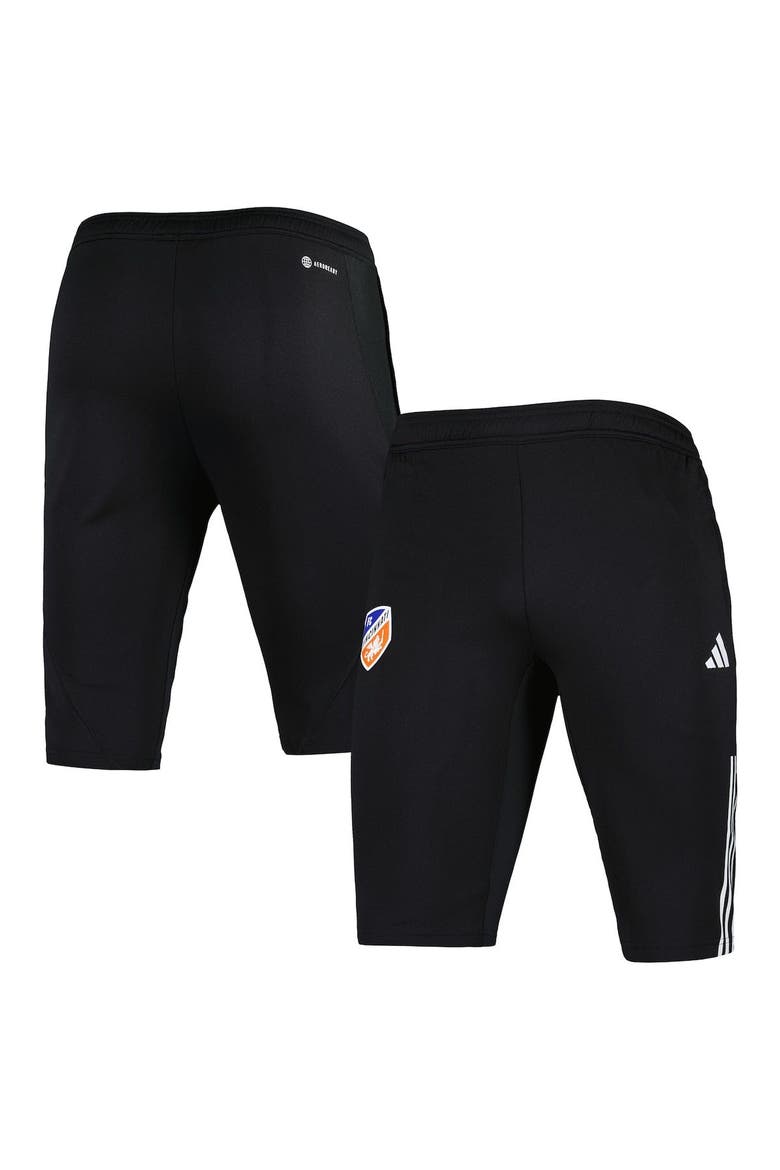 Men's adidas Black FC Cincinnati 2023 On-Field Training AEROREADY Half Pants, Main, color, Black