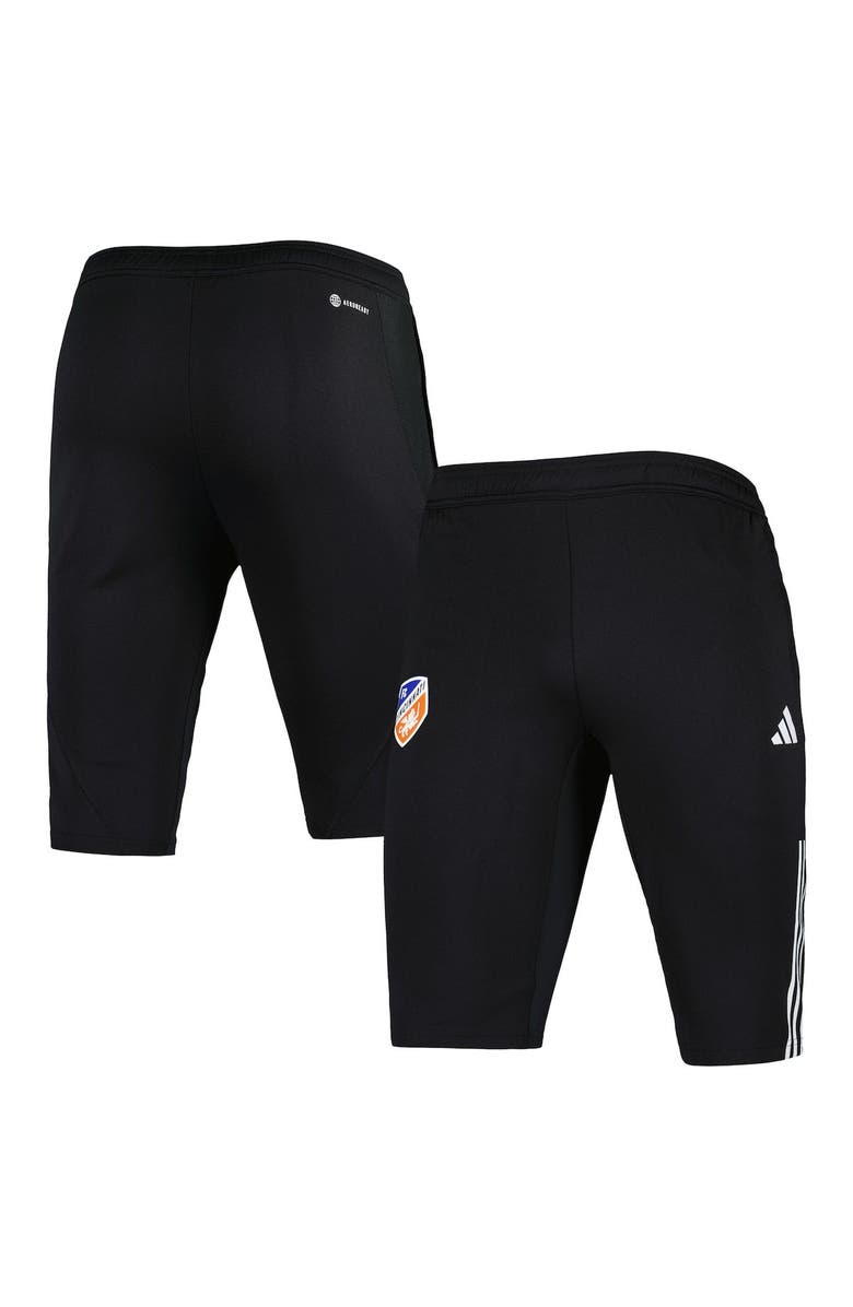 adidas Men's adidas Black FC Cincinnati 2023 On-Field Training AEROREADY Half Pants, Main, color, Black