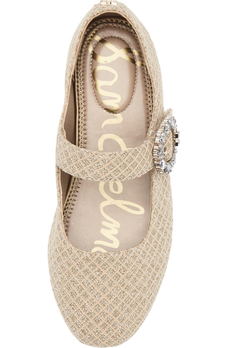 Sam Edelman Kids' Maeve Rachel Mary Jane Flat, Alternate, color, Gold