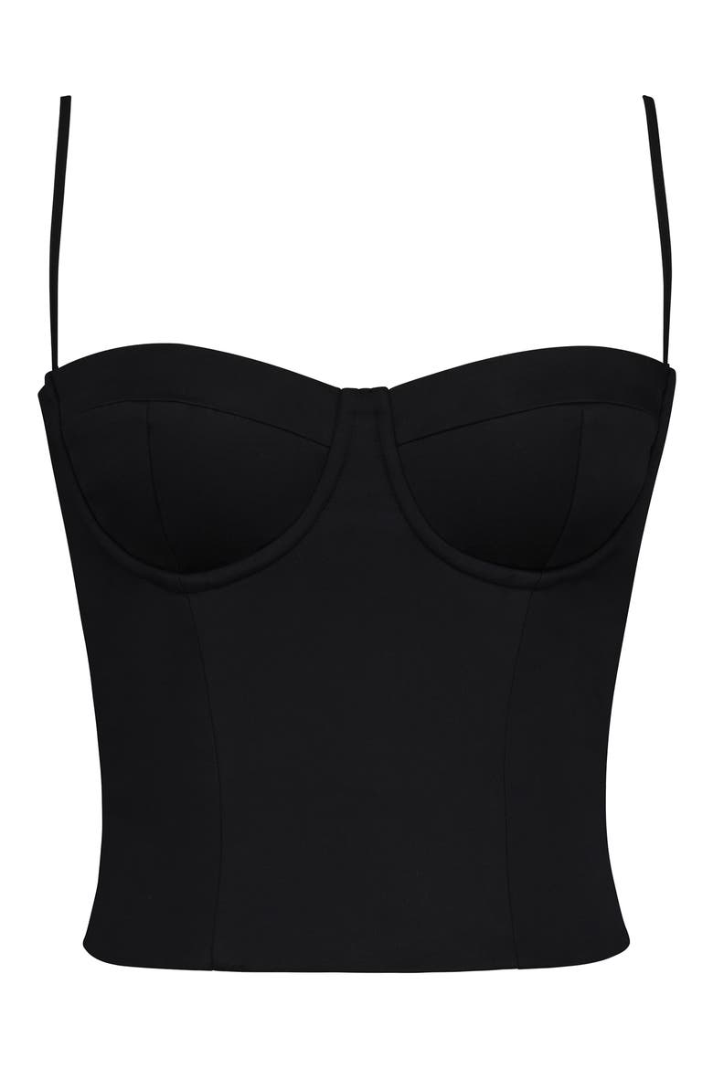 Samaria Corset Camisole, Alternate, color, BLACK