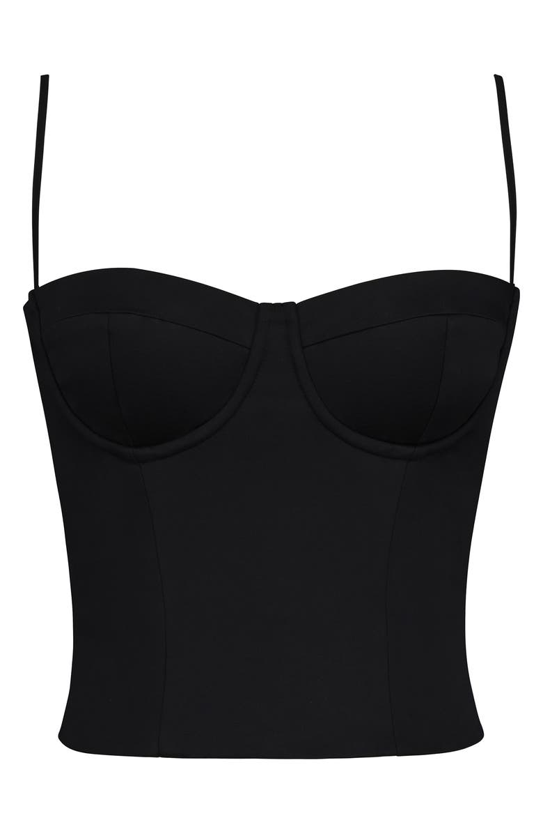 HOUSE OF CB Samaria Corset Camisole, Alternate, color, Black