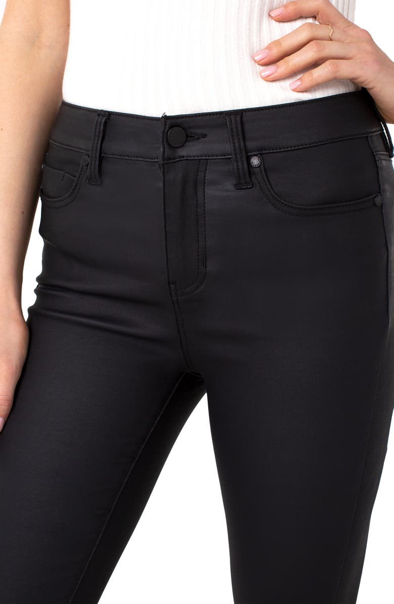Liverpool Los Angeles Abby Coated High Waist Skinny Jeans, Alternate, color, 
