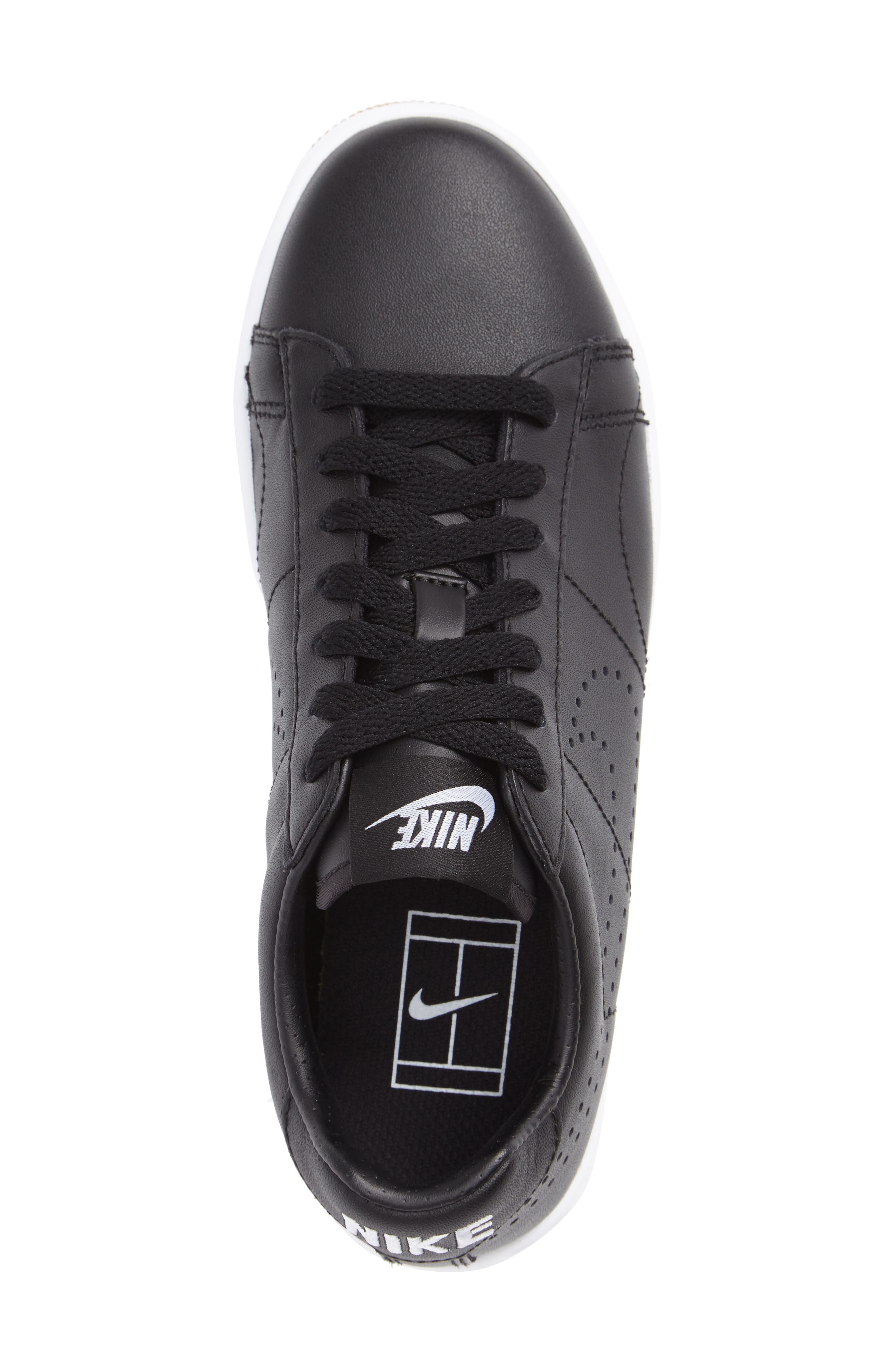'Classic Ultra' Leather Sneaker, Alternate, color, BLACK/ WHITE/ BROWN