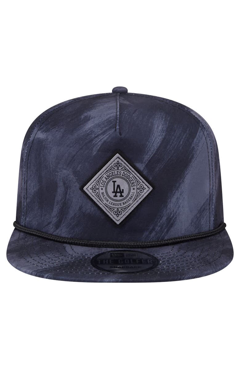 New Era Men's New Era Navy Los Angeles Dodgers Printed Golfer Snapback Hat, Alternate, color, Navy