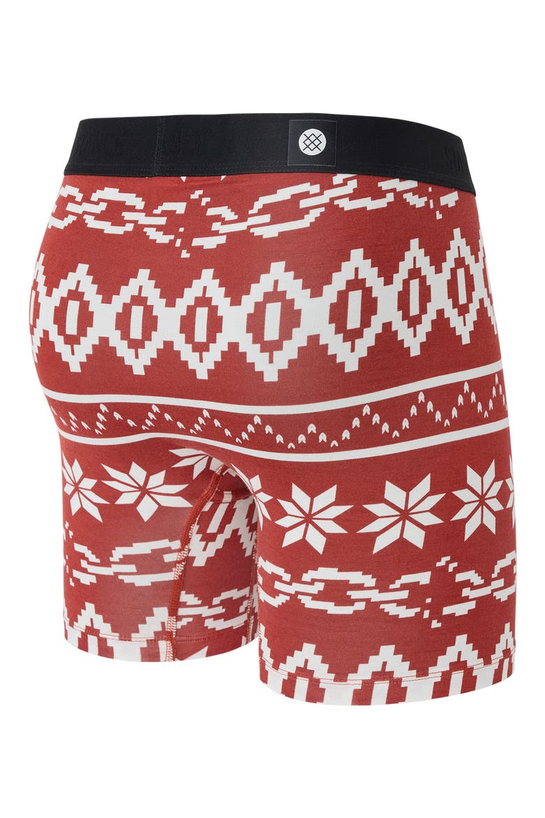 Break the Season Boxer Brief, Alternate, color, RED