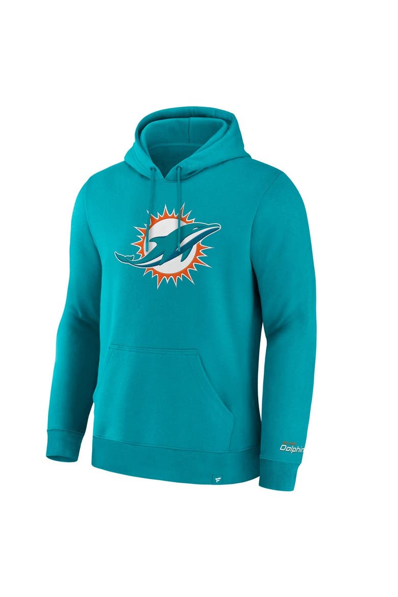 Men's Fanatics  Aqua Miami Dolphins Legacy Fleece Pullover Hoodie, Alternate, color, Aqua