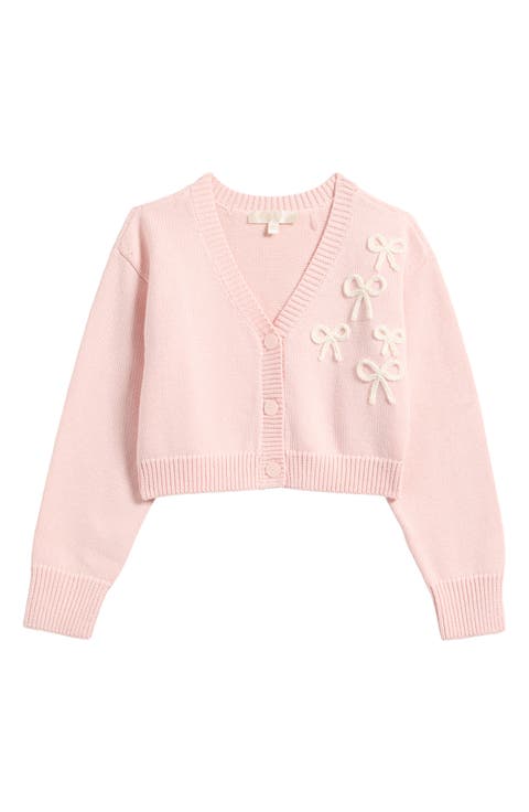 Kids' Jayne Bow Embellished Cardigan (Big Kid)