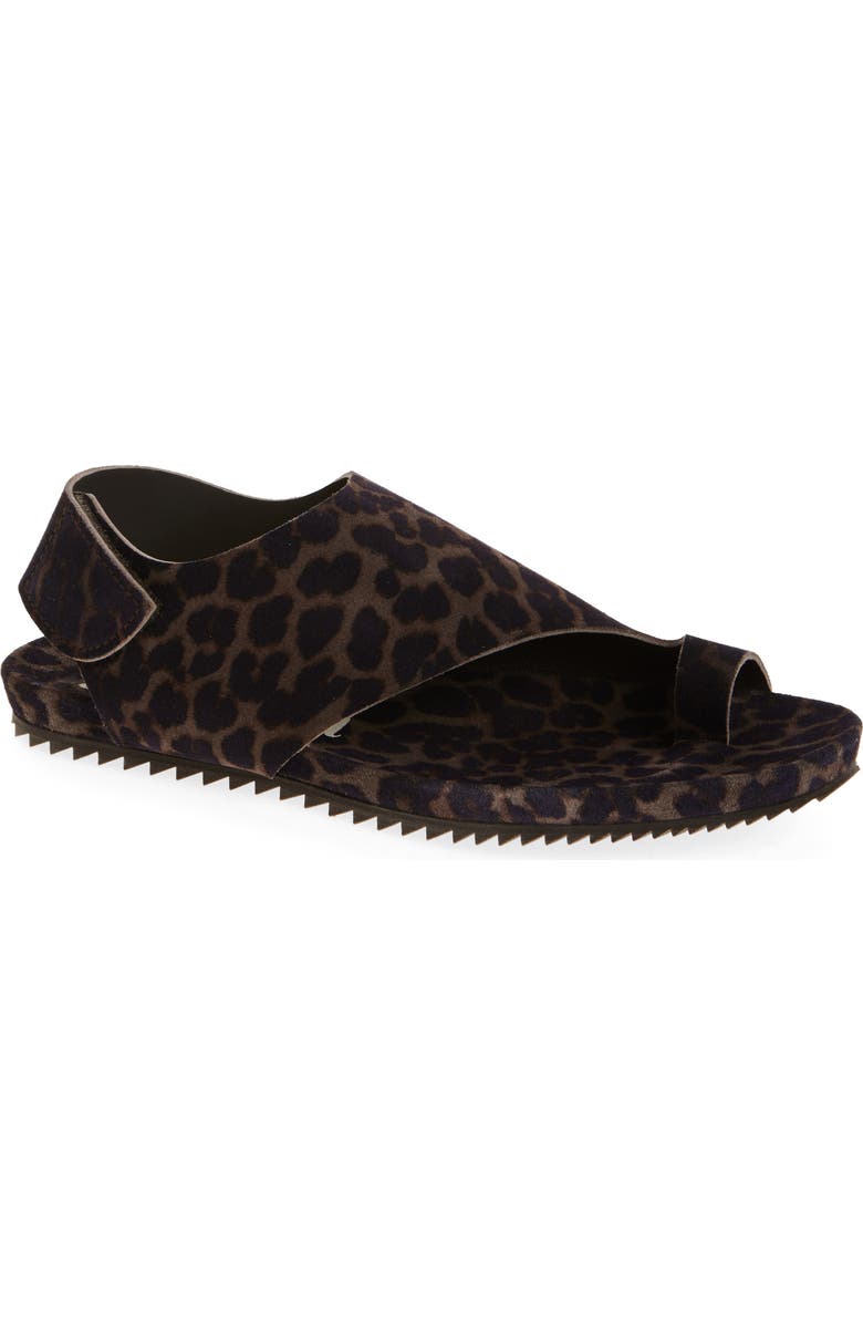 Pedro Garcia Valisa Slingback Sandal, Main, color, Slate Leopard Castoro