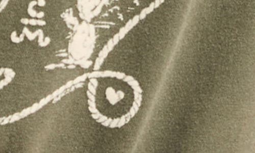 Lucky Brand Western Rope Frame Cotton Graphic T-shirt In Green