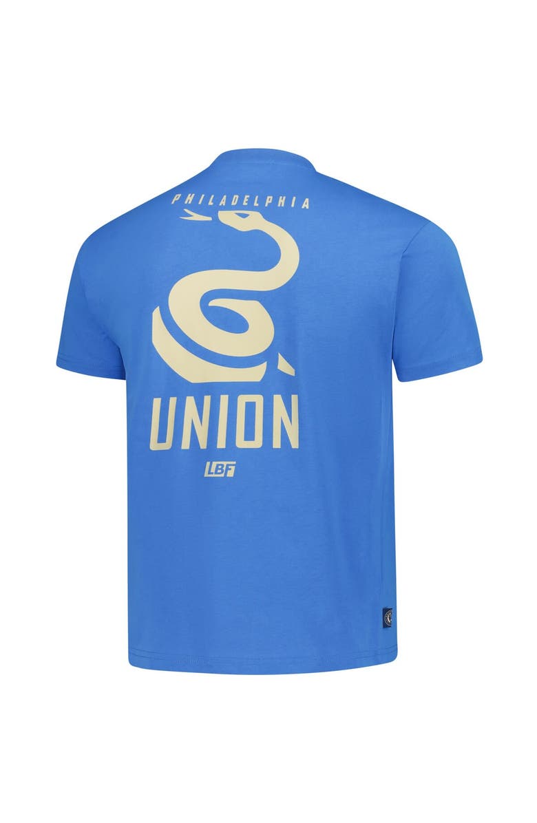 Live Breathe Futbol Unisex Live Breathe Futbol Light Blue Philadelphia Union Basics T-Shirt, Alternate, color, Light Blue