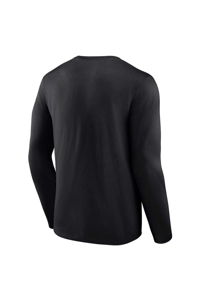 Men's Fanatics Branded Black Oregon Ducks Distressed Arch Over Logo Long Sleeve T-Shirt, Alternate, color, Black
