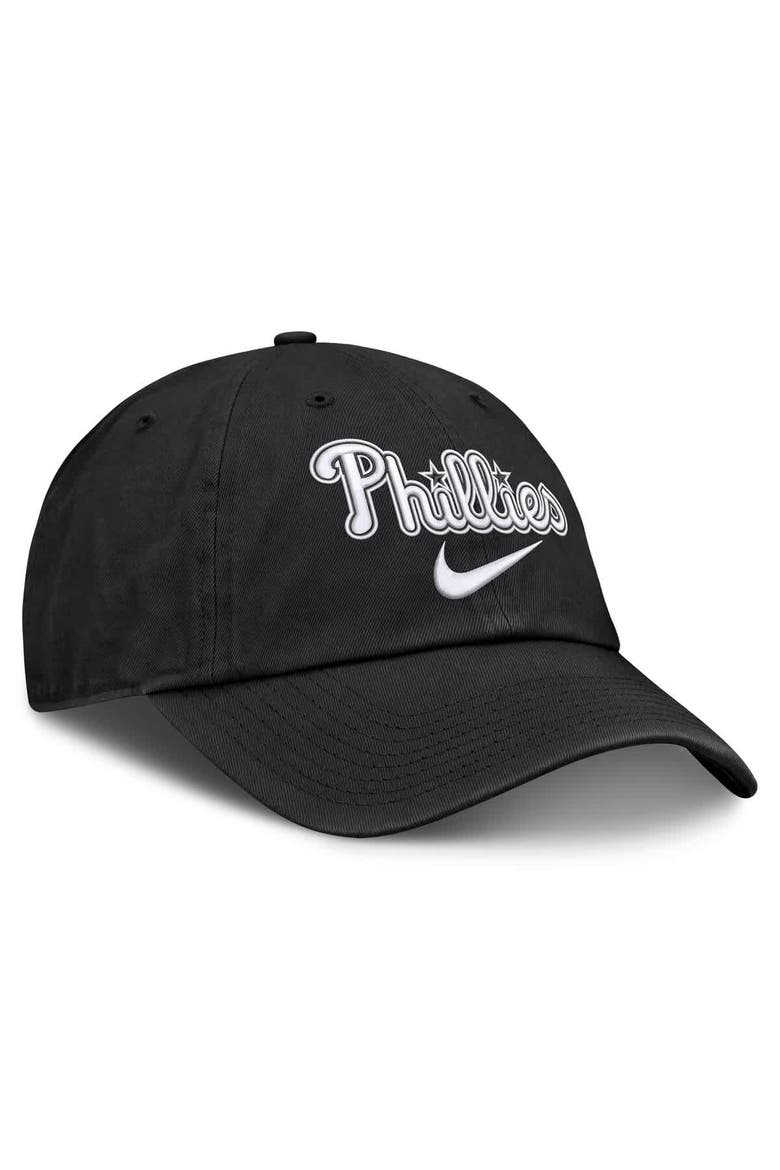 Men's Nike  Black Philadelphia Phillies Primetime Club Adjustable Hat, Alternate, color, Black