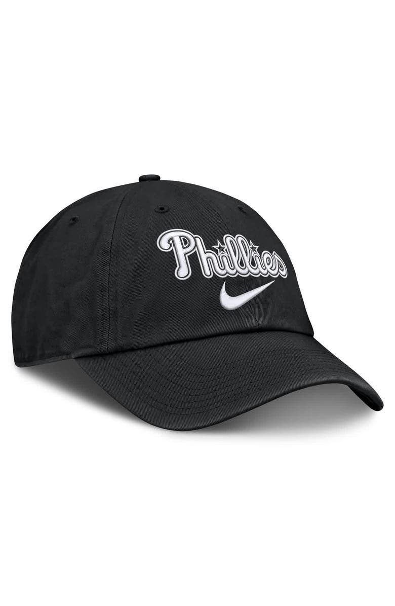 Nike Men's Nike  Black Philadelphia Phillies Primetime Club Adjustable Hat, Alternate, color, Black