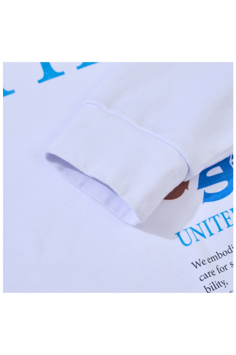 UNITED CREW, Alternate, color, White