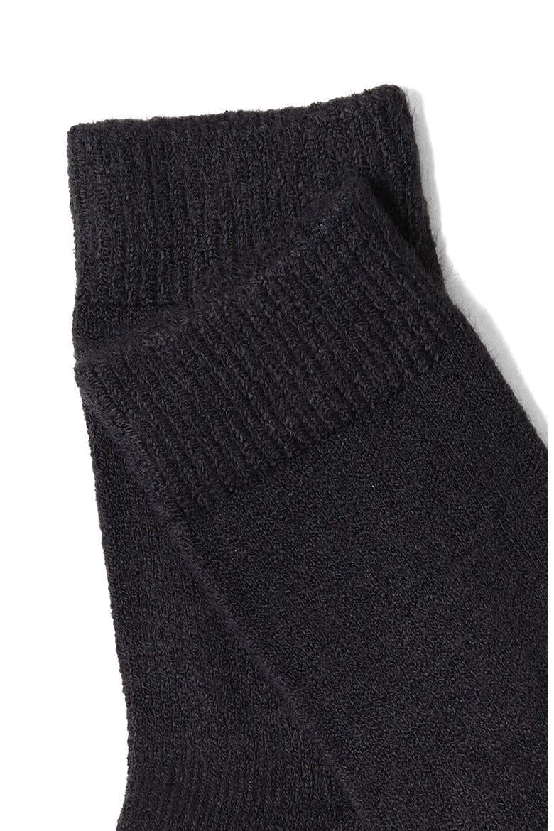 Cozy Lounge Crew Socks, Alternate, color, CHARCOAL