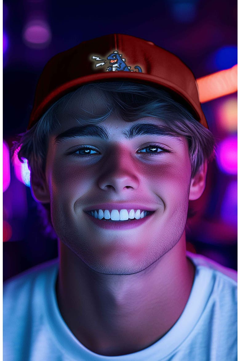 Big Lizard Cap, Alternate, color, Red