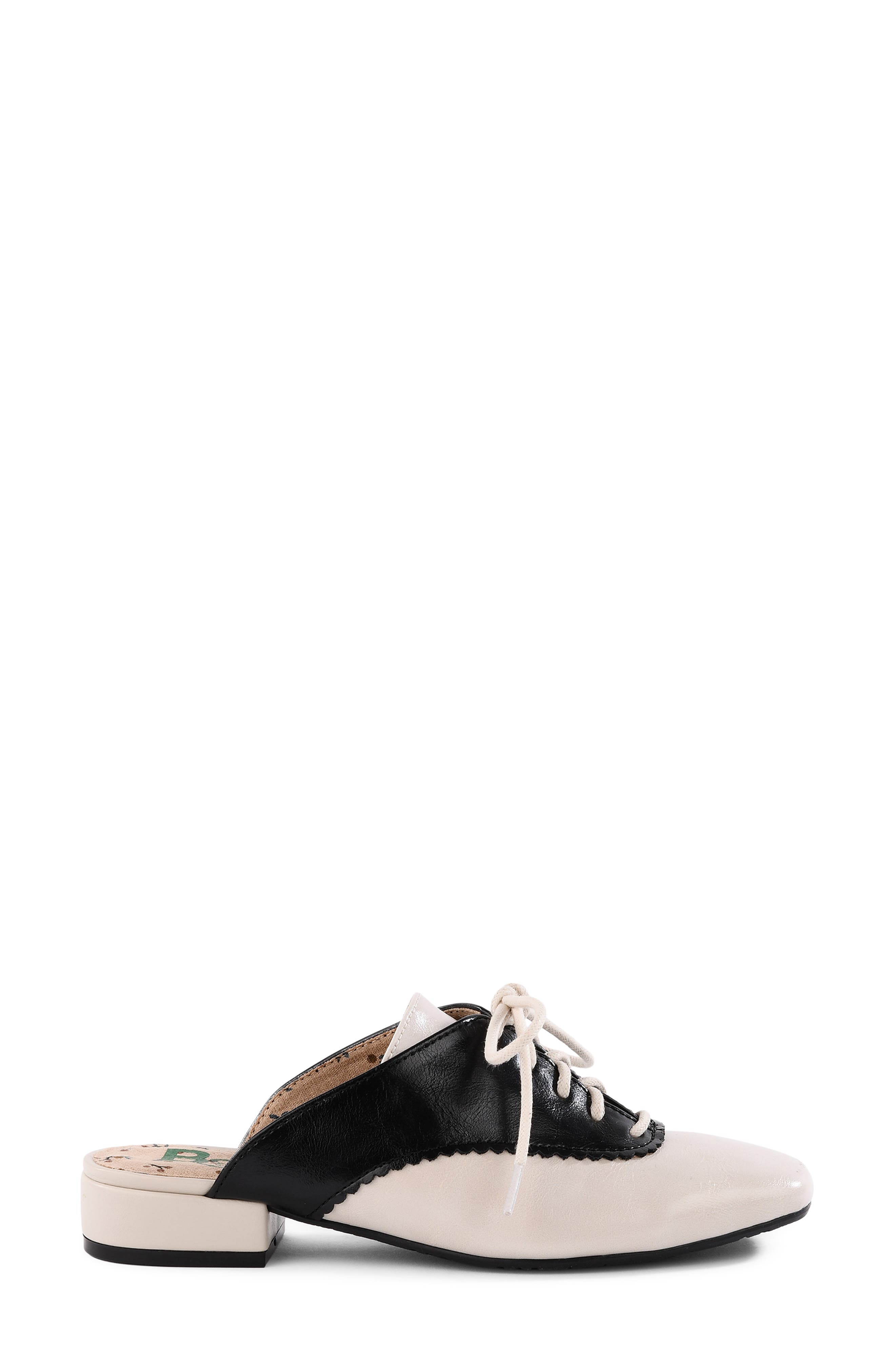 Wendy Darling Derby Mule, Alternate, color, OFF WHITE