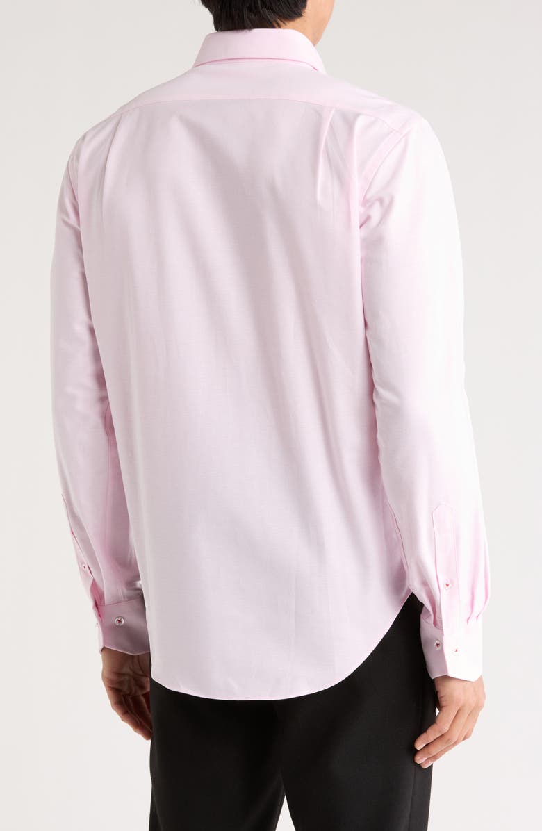 Lorenzo Uomo Trim Fit Textured Cotton Dress Shirt, Alternate, color, 