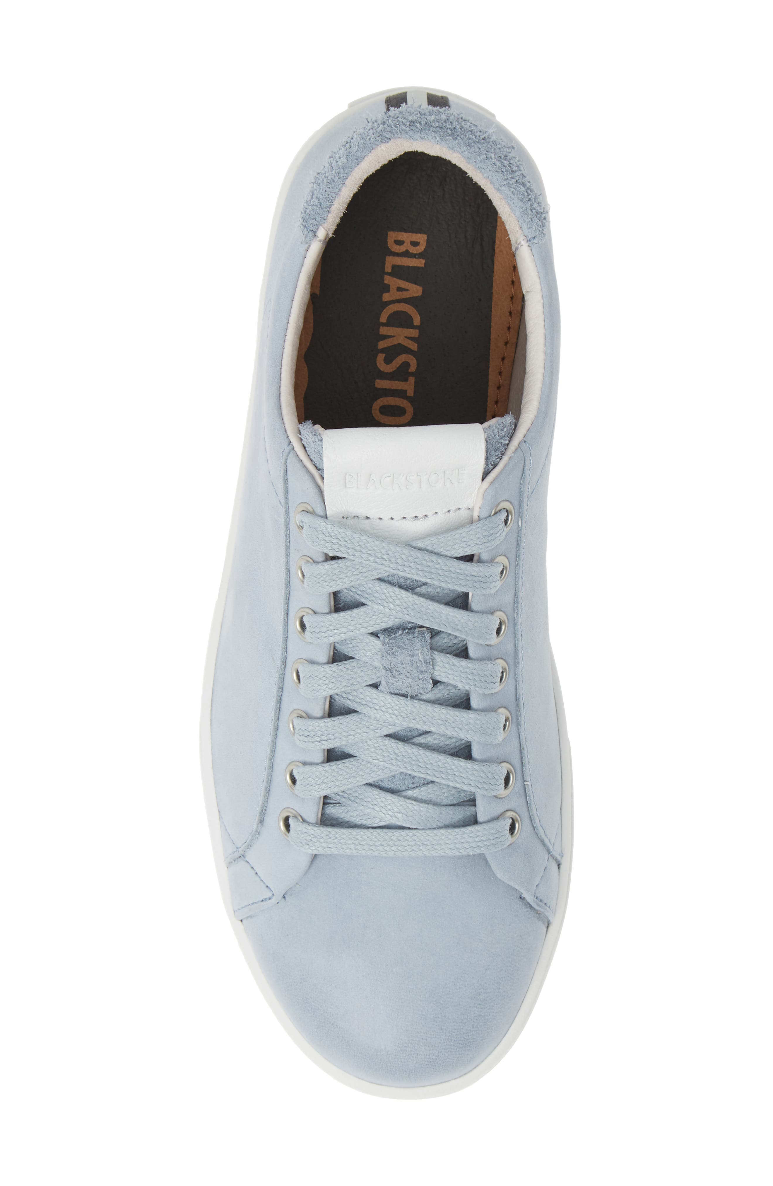 RL85 Low Top Sneaker, Alternate, color, CHAMBRAY BLUE LEATHER