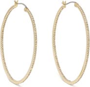 Ramy Brook Khatia Crystal Hoop Earrings