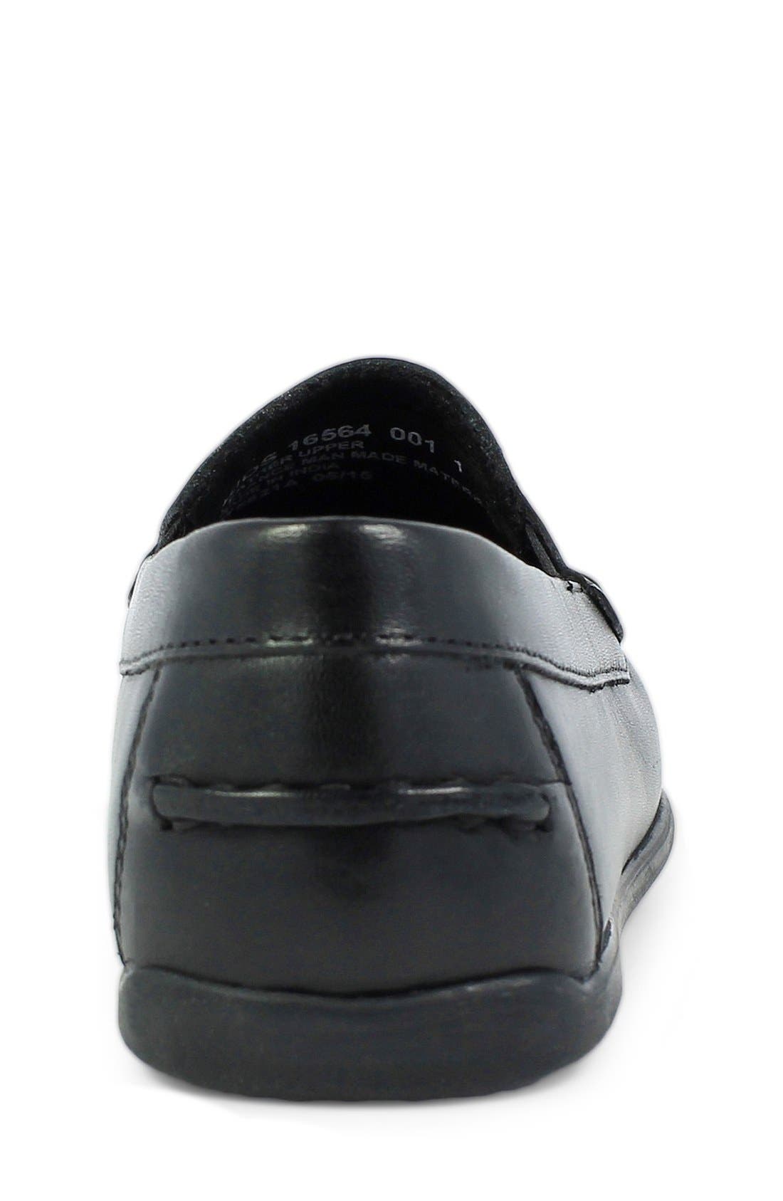 Kids' Jasper Jr Venetian Loafer, Alternate, color, BLACK LEATHER