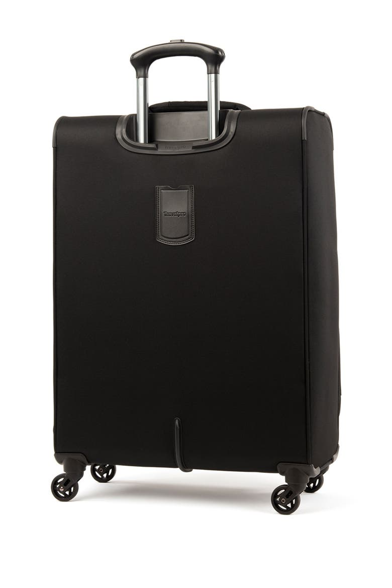 Pilot Air™ Elite 25" Expandable Medium Checked Spinner Luggage, Alternate, color, BLACK