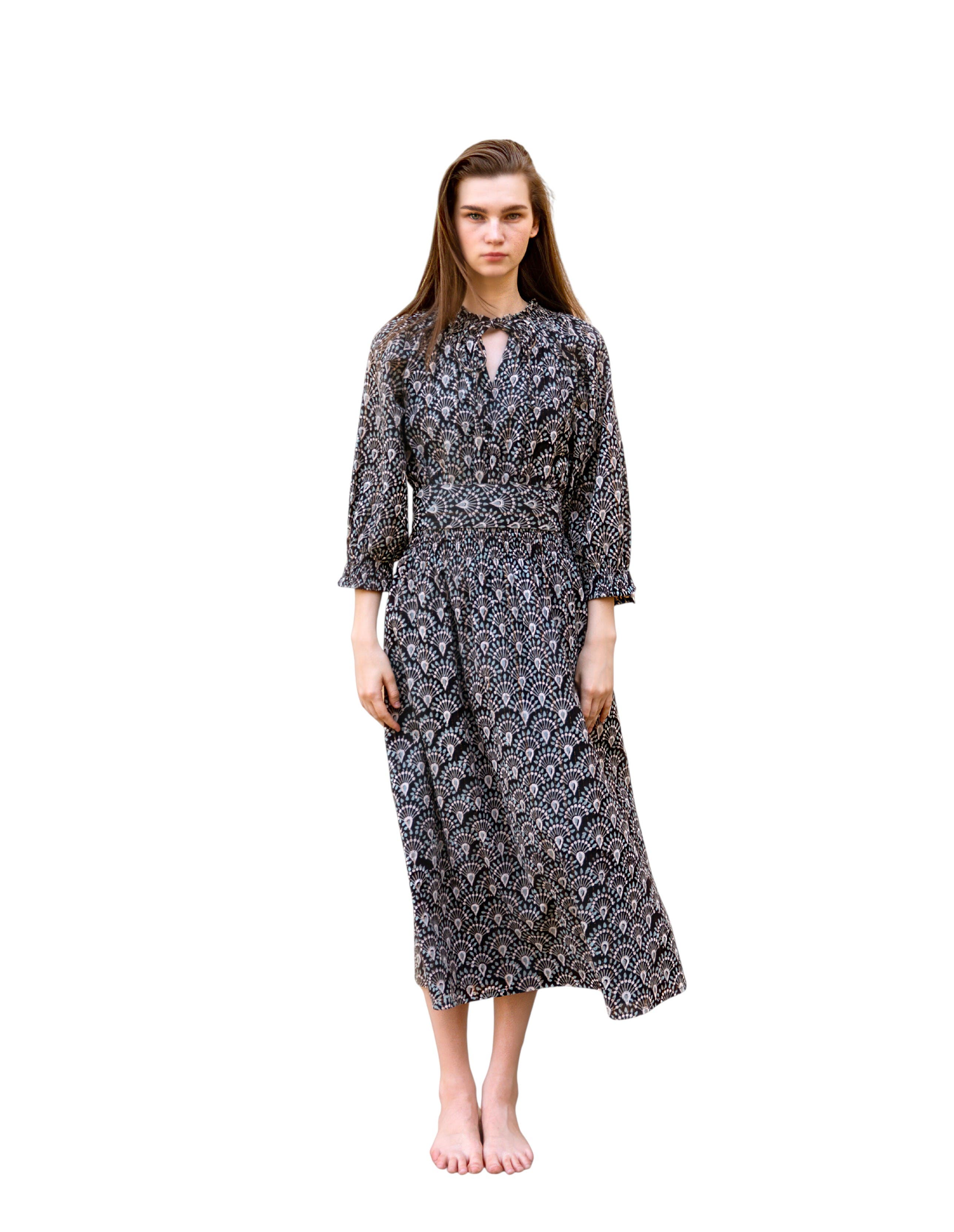 Hand-Printed Dree Maxi Dress - image 3