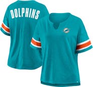 FANATICS Women's Fanatics Aqua Miami Dolphins Redzone Curl Route T-Shirt