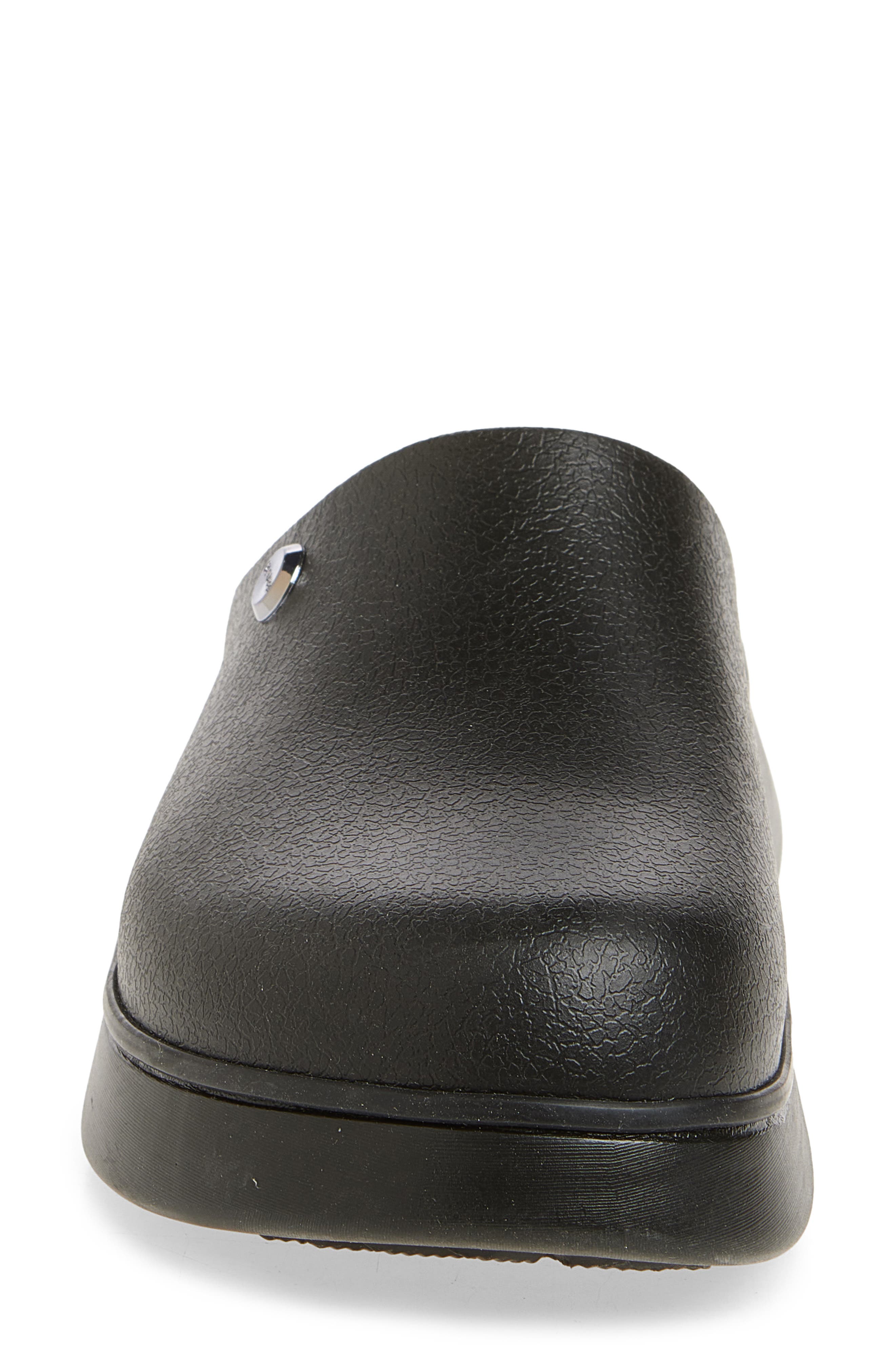 Dylan Notched Clog, Alternate, color, BLACK