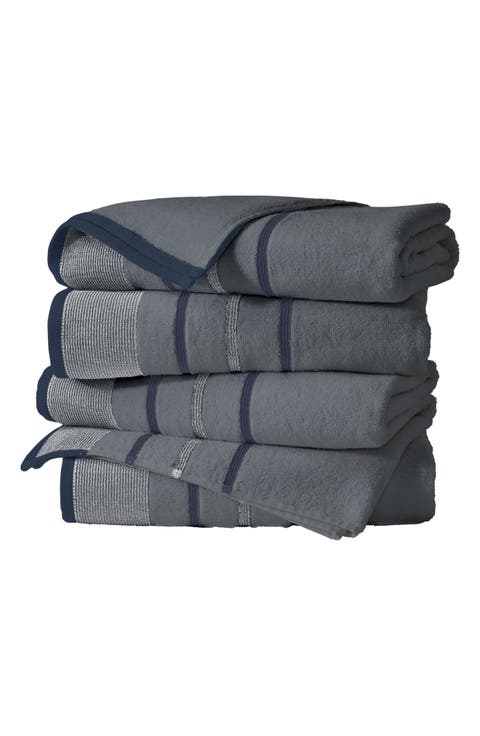 Decorative 4-Pack Bath Towels
