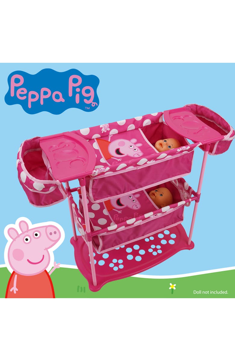 Peppa Pig Doll Twin Care Station, Alternate, color, Pink