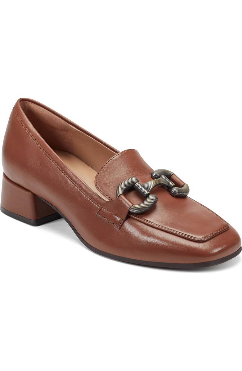Easy Spirit <p>Franny Leather Pump (Women)</p>, Main, color, Brown