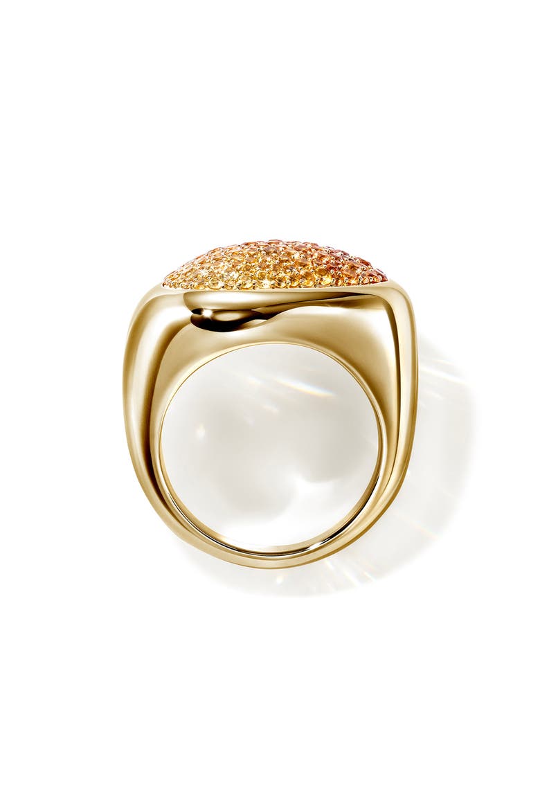 Artisan Series 18k Gold Sapphire Pebble Ring, Alternate, color, GOLD
