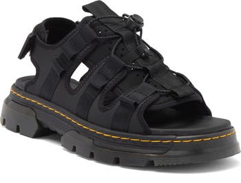 サンダル [DR.MARTENS] Jericho Black Ajax & Black Classic Neoprene Dr. Martens Jericho Ajax Classic Sandal (Men) | Nordstromrack