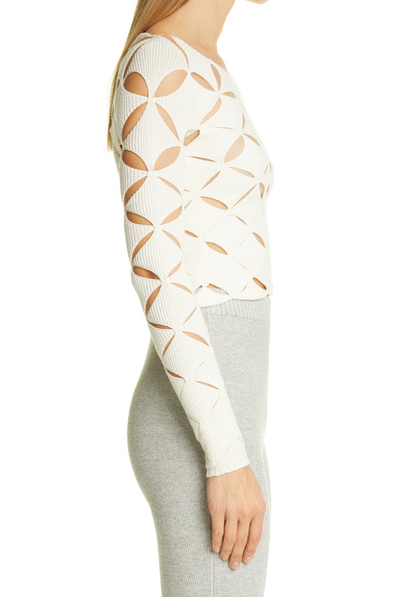Argyle Sweater (Nordstrom Exclusive), Alternate, color, MILK